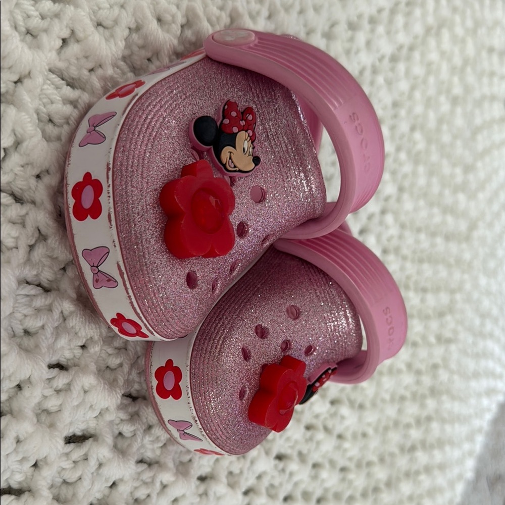 Disney Pink and Red Minnie Mouse Sandals